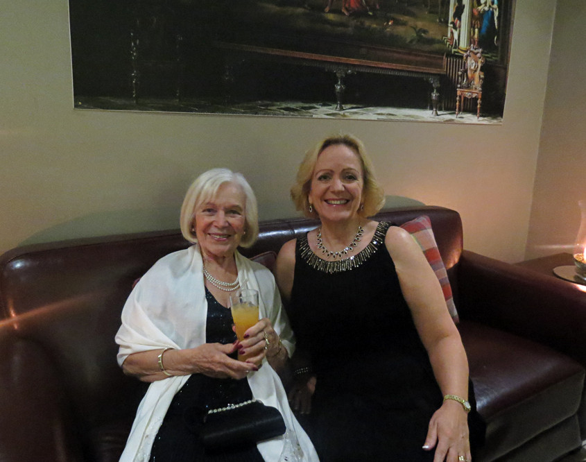 Nana Joy & Kathryn at the Black and White Ball