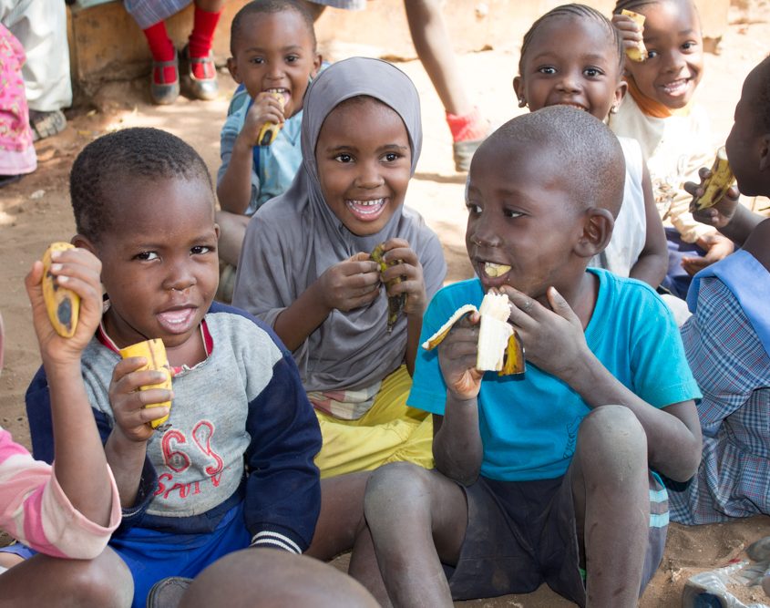 Special Treat of Bananas for all the DGS children