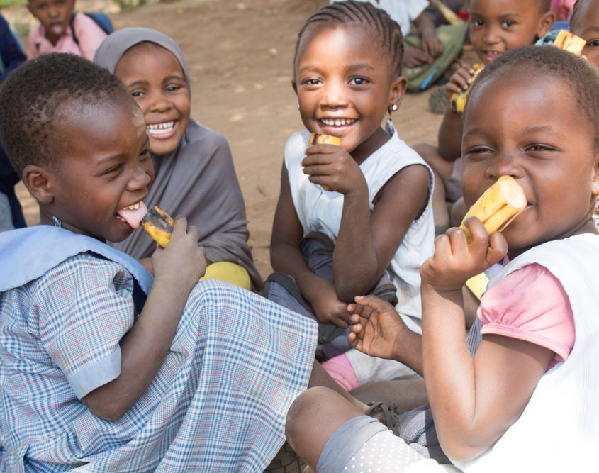Special Treat of Bananas for all the DGS children
