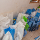 Food Parcels ready for collection