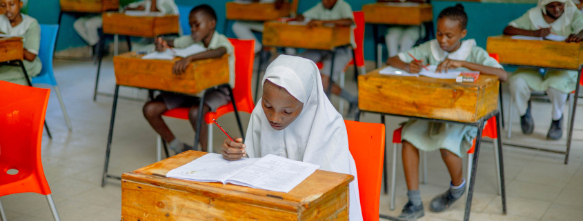 Grade 6 exam Destiny Garden School charity Kenya
